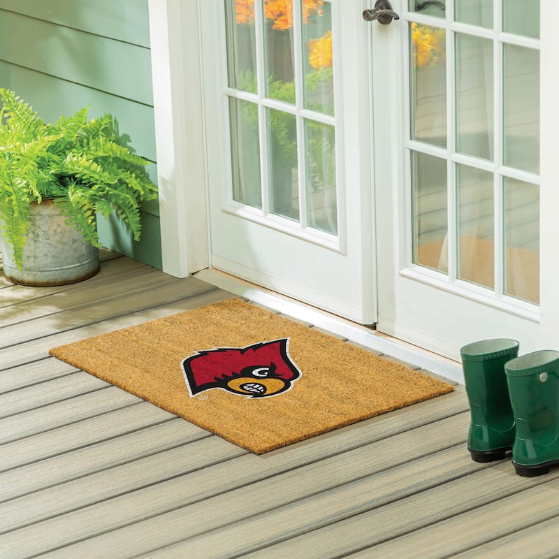 University of Louisville Full Color Indoor/Outdoor Coir Mat - 36" x 24"