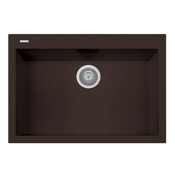Handmade Single Basin Granite Drop-In Sink - 30" x 20". Opens flyout.
