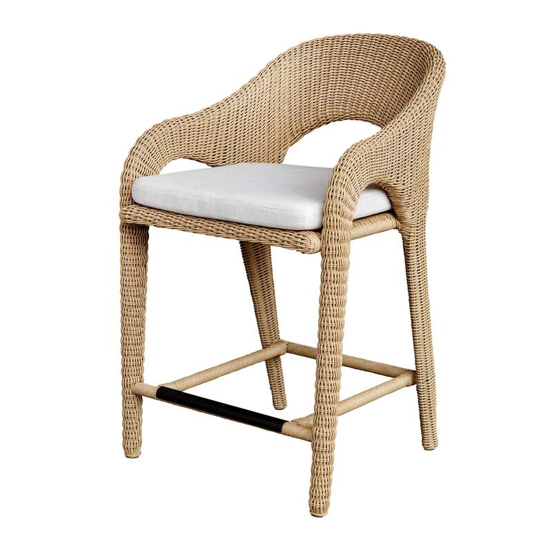 Uttermost Kavali Outdoor Wicker Stool