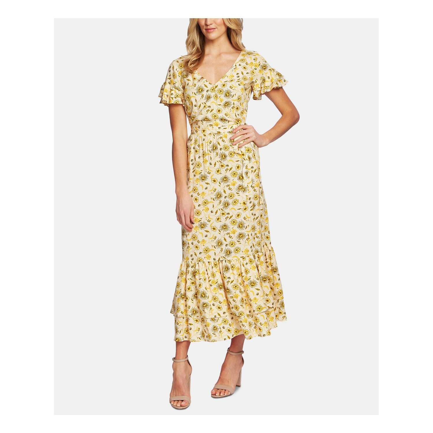 yellow dress size 14