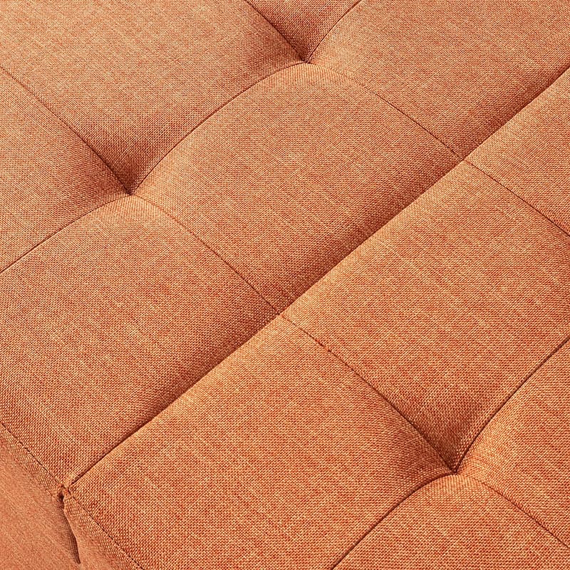 30 Inch Smart Lift Top Button Tufted Fabric Storage Ottoman by Crown Comfort