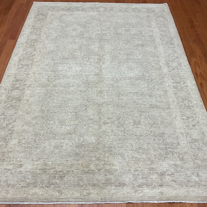 HERAT ORIENTAL Handmade Oushak Wool Rug - 6' x 8'7"
