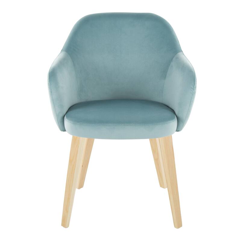 Porch & Den Beckett Dining Chair with Bent Wood Legs (Set of 2)