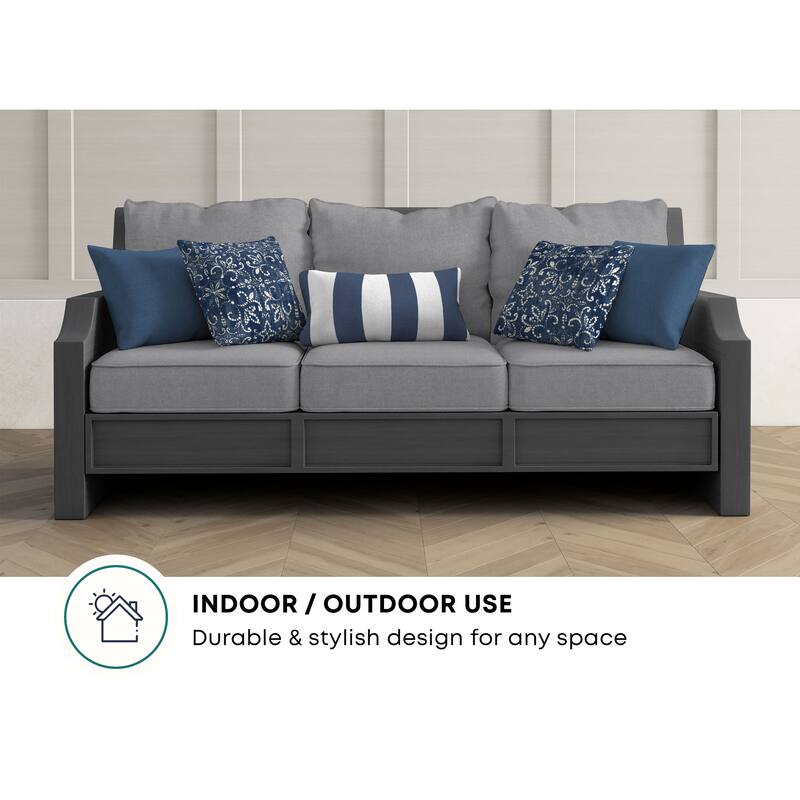 Textured Square Toss Pillow (2-Pack) - 17" wide x 17" tall x 6" thick