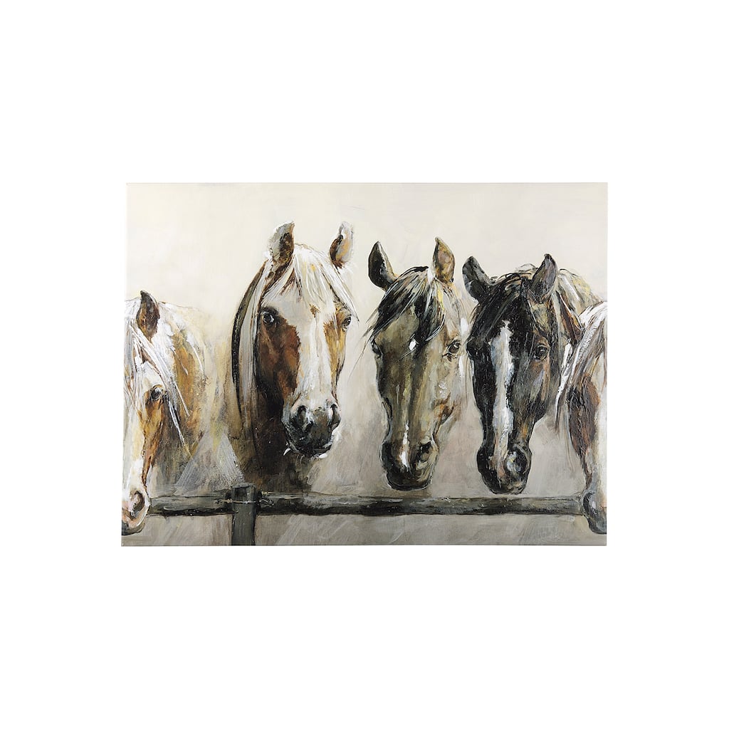 Horses (36 x 27) Canvas Art Print