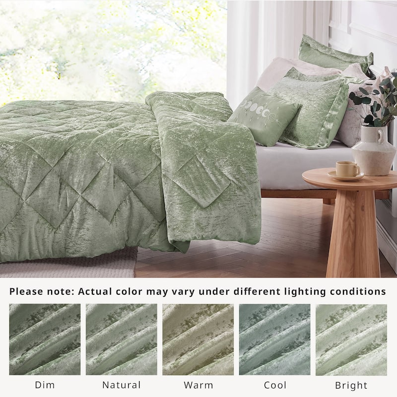 Intelligent Design Isabel Velvet Comforter Set