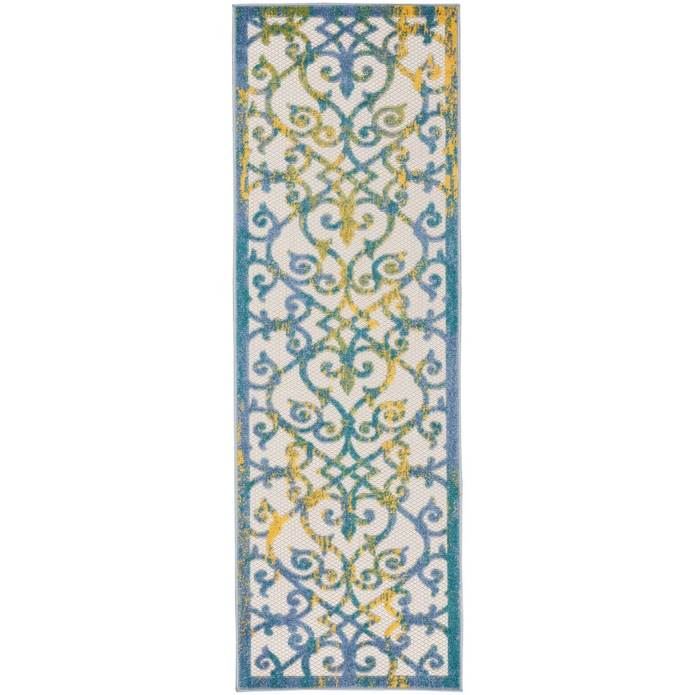Nourison Alice Indoor/Outdoor Trellis Area Rug