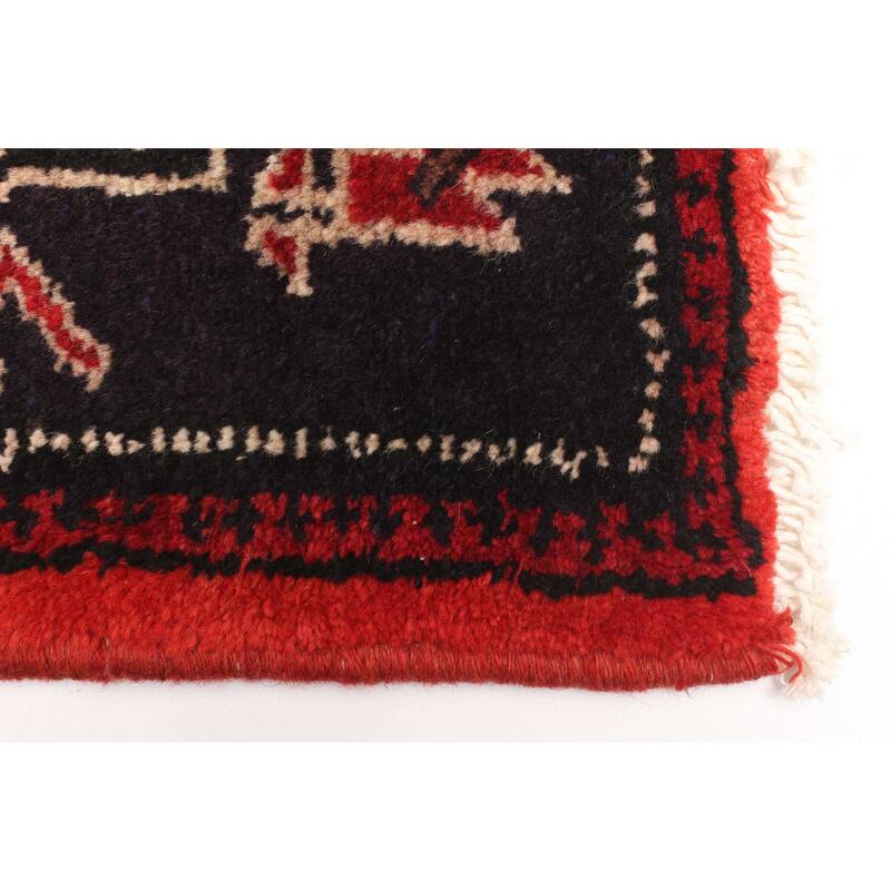 ECARPETGALLERY Hand-knotted Konya Anatolian Dark Navy Wool Rug - 4'3 x 7'3