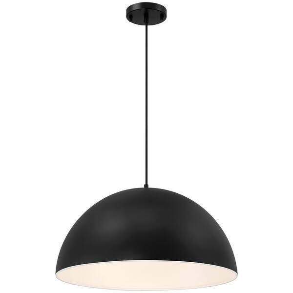 slide 2 of 14, Access Lighting Huck 1 Light Pendant Matte Black