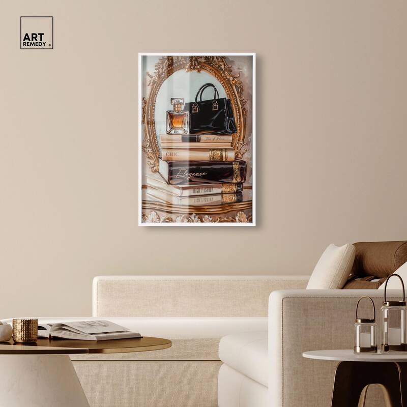 Elegant Glam by the Mirror Shadowbox by Art Remedy