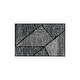 preview thumbnail 16 of 40, Contemporary Distressed Geometric Area Rug Black - 2' 3" x 4'