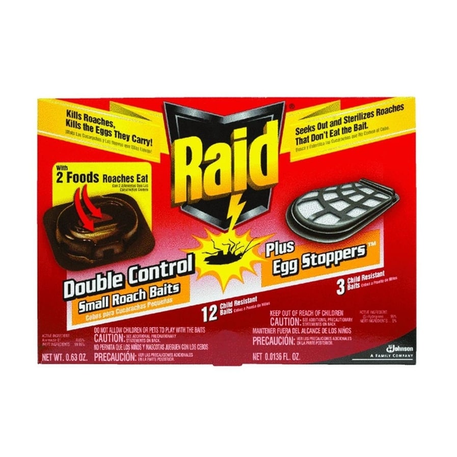 Raid 15745 Double Control Small Roach Baits Plus Egg Stoppers, 12-Count -  On Sale - Bed Bath & Beyond - 13443792