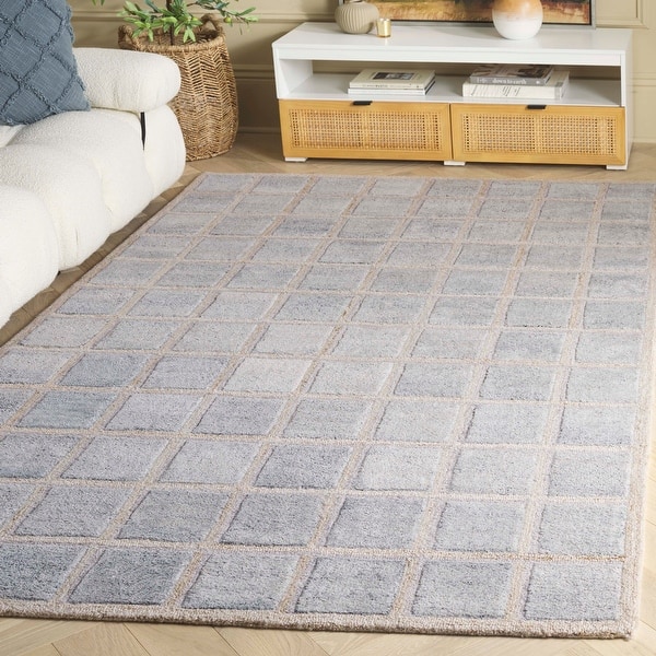 slide 2 of 8, SAFAVIEH Handmade Renewal Sevara Transitional Rug 4' x 6' - Beige/Grey - Rectangle