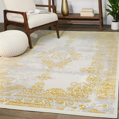 Erikson Vintage Medallion Indoor/Outdoor Area Rug