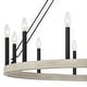 preview thumbnail 34 of 41, Update 12-light 40In Modern Farmhouse Wagon Wheel Chandelier