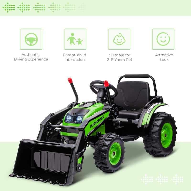 6V Kids Bulldozer Ride-On with Adjustable Bucket