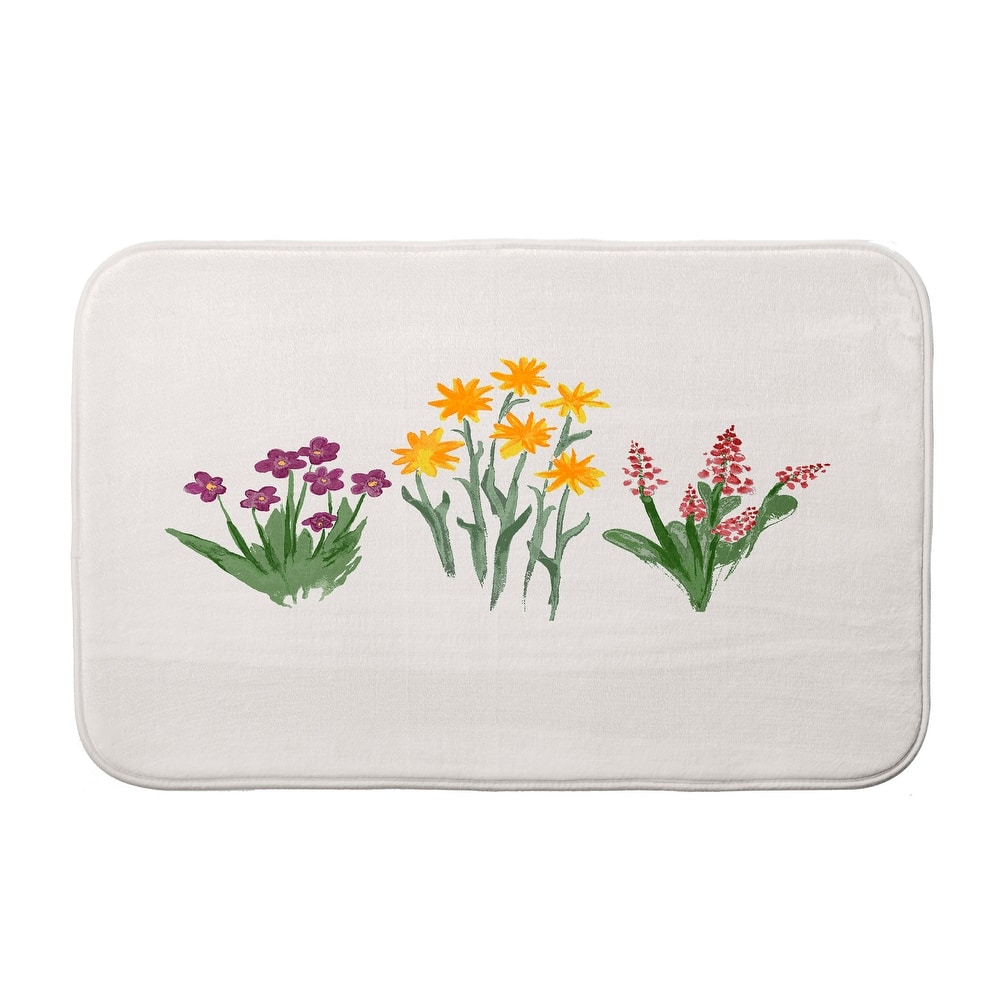 Flower Trio Bath Mat