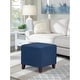 preview thumbnail 32 of 53, Adeco Simple British Style Passionate Cube Ottoman Footstool