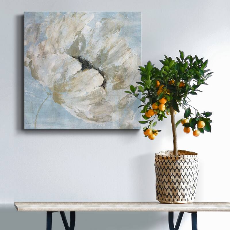 Blue Blanc I-Premium Gallery Wrapped Canvas - Ready to Hang