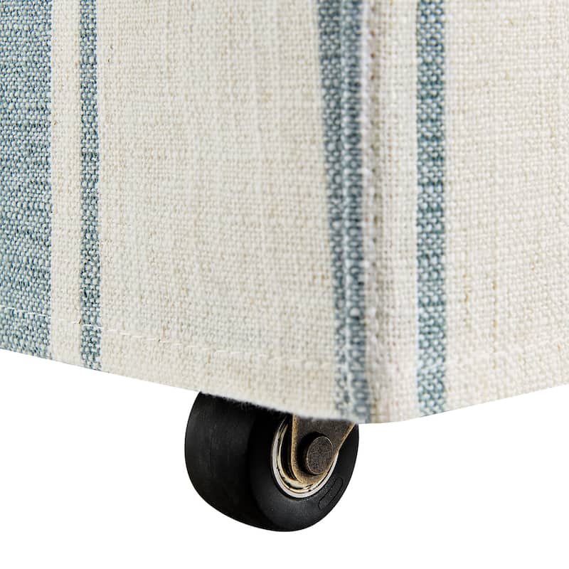 Tessera Striped Slipcovered Dining Side Chair