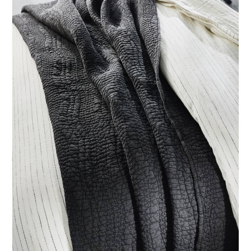 Slade, Cotton Voile, Asphalt, Sham