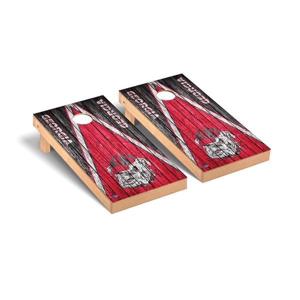 slide 2 of 5, Georgia Bulldogs 2x4 Pro Cornhole Boards - V8 Include Carrying Case