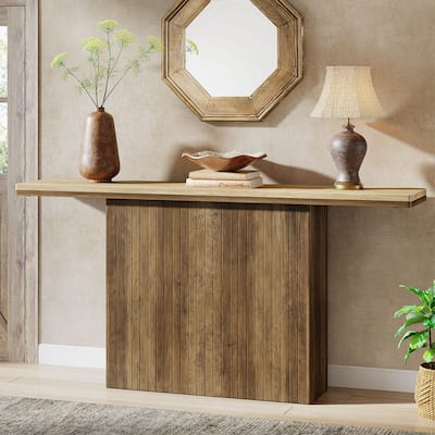 Fluted Console Table