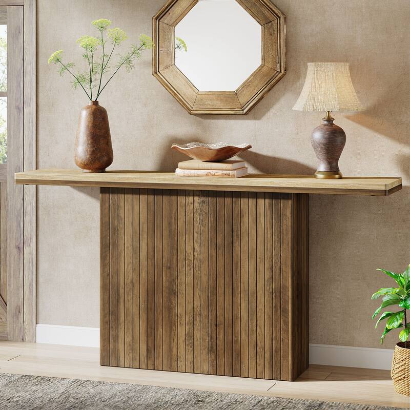 Fluted Entryway Table