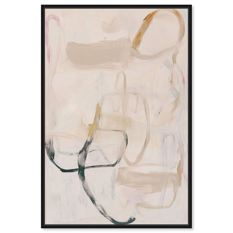 Faded Outlines I Canvas by Art Remedy - 20" x 30" - Black