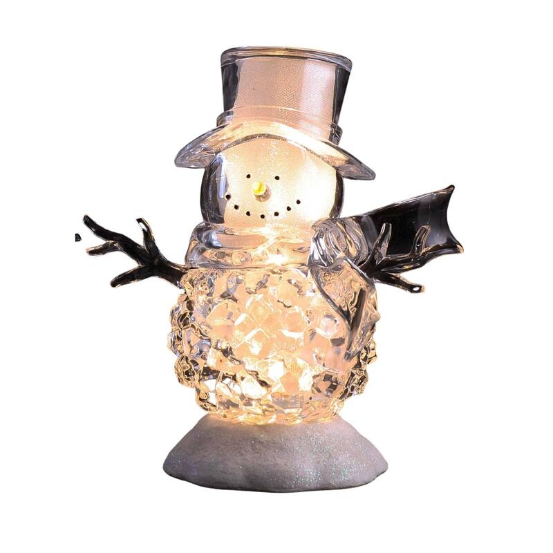 Ice Cube Snowman Christmas Decorations - 9" - Set of 4