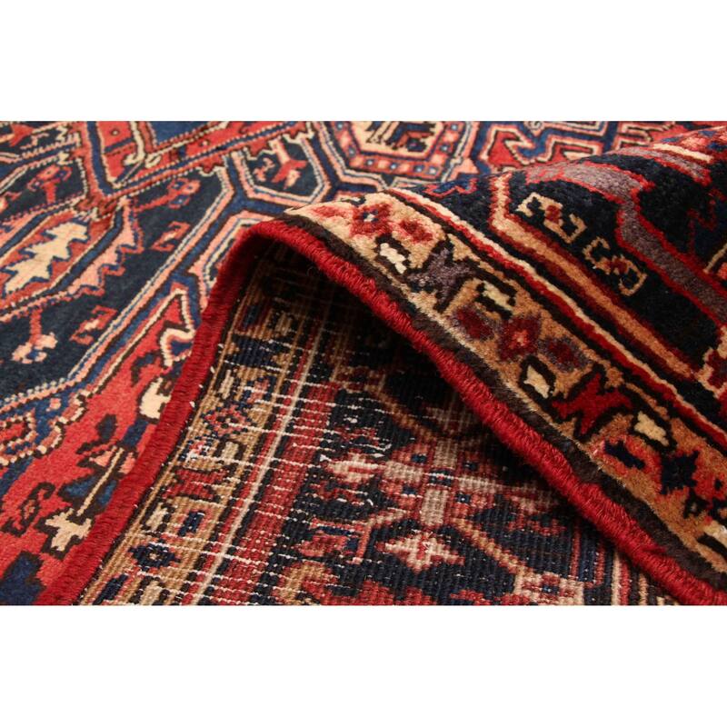 ECARPETGALLERY Hand-knotted Sarabi Red Wool Rug - 7'1 x 9'1