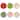 Certified International Holiday Fun 6" Luncheon/Canape Plates, Set of 6 Assorted Designs - 6-inch