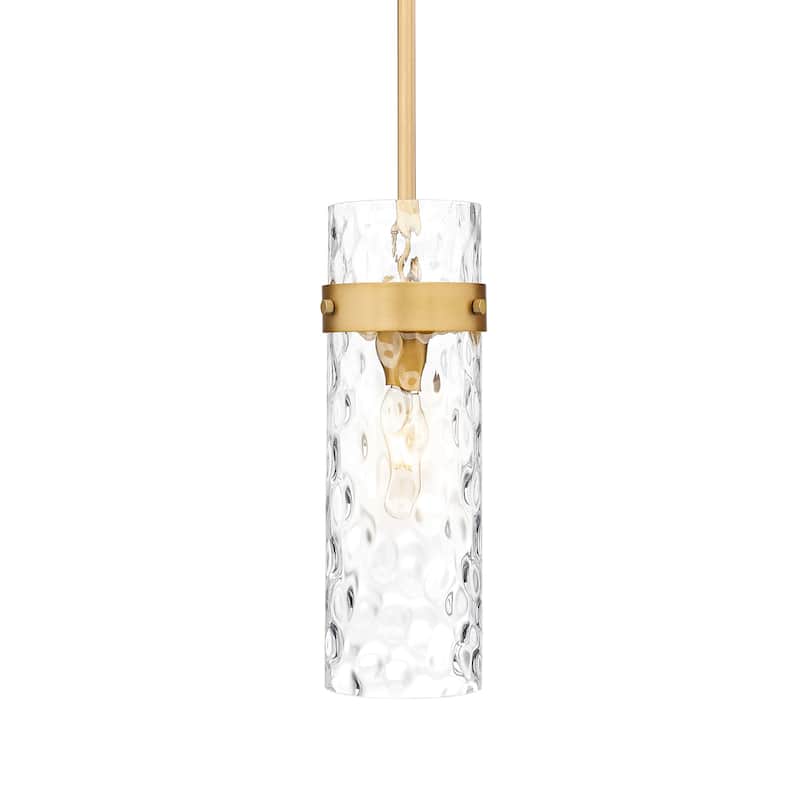 Z-Lite 7002P5-ROD Fontaine 6" Wide Mini Pendant - Rubbed Brass