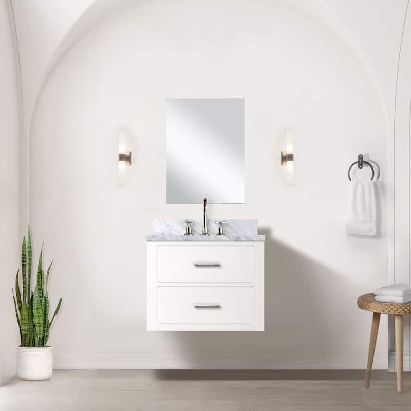 Castor Bath Vanity No Top, No Faucet, No Mirror