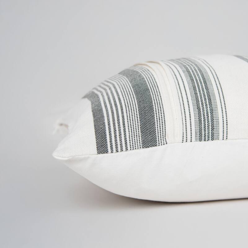 Rizzy Home Decorative Woven Stripe Throw Pillow