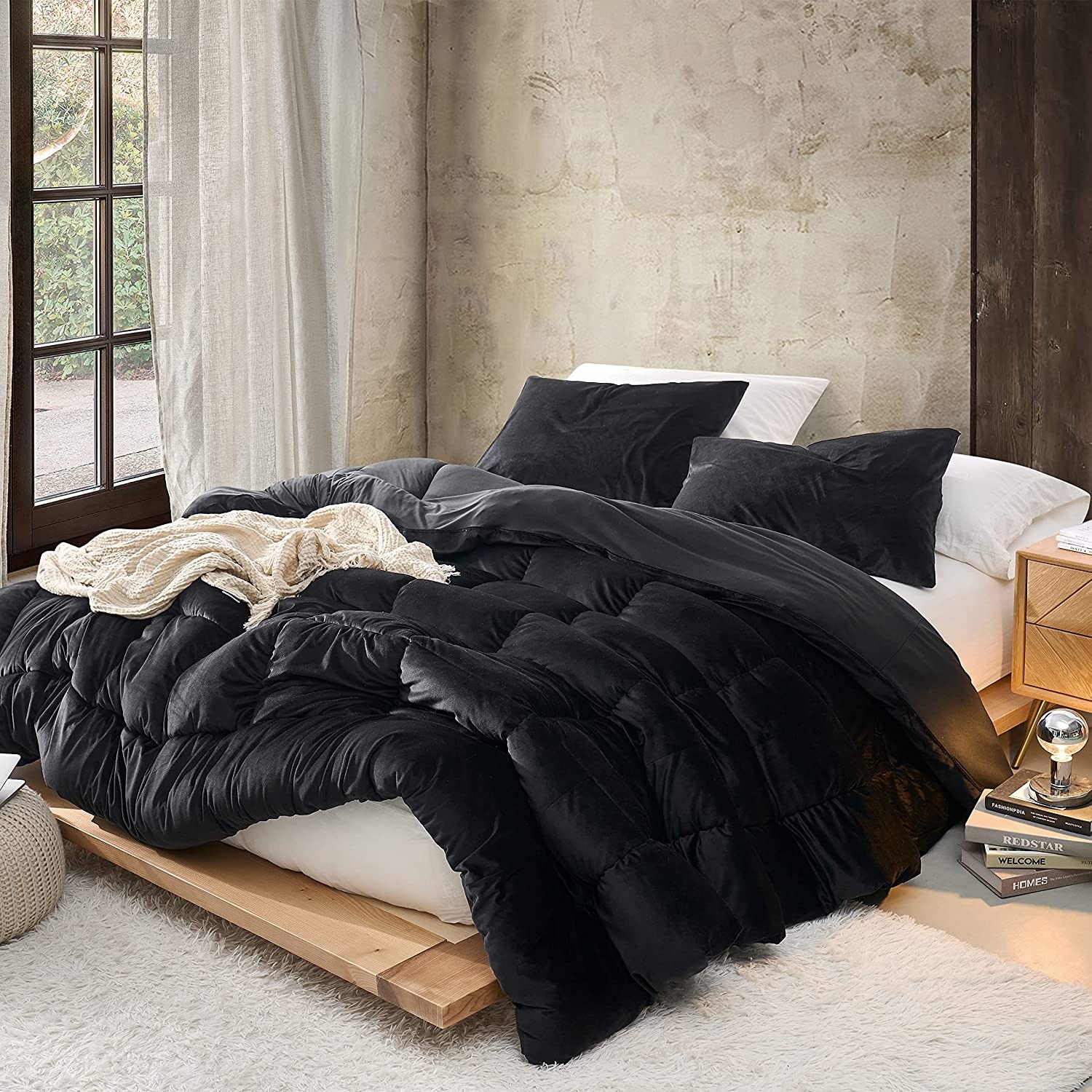 Velvet Casual Comforters Bed Bath Beyond