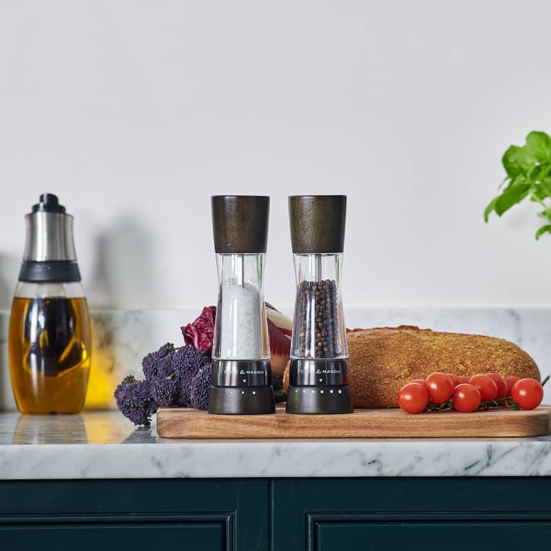 Cole & Mason Derwent Black Wood Salt & Pepper Mills