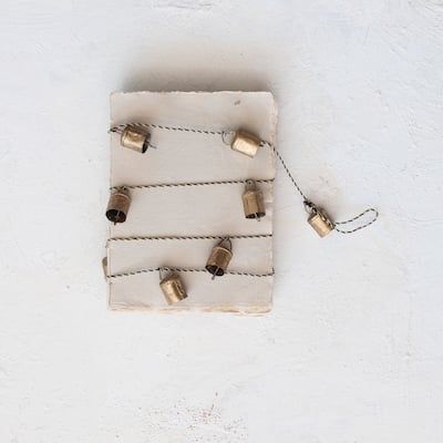 Metal Bell Garland with String