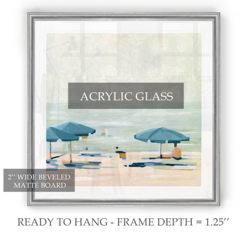 If It's the Beaches II -Black Framed Print