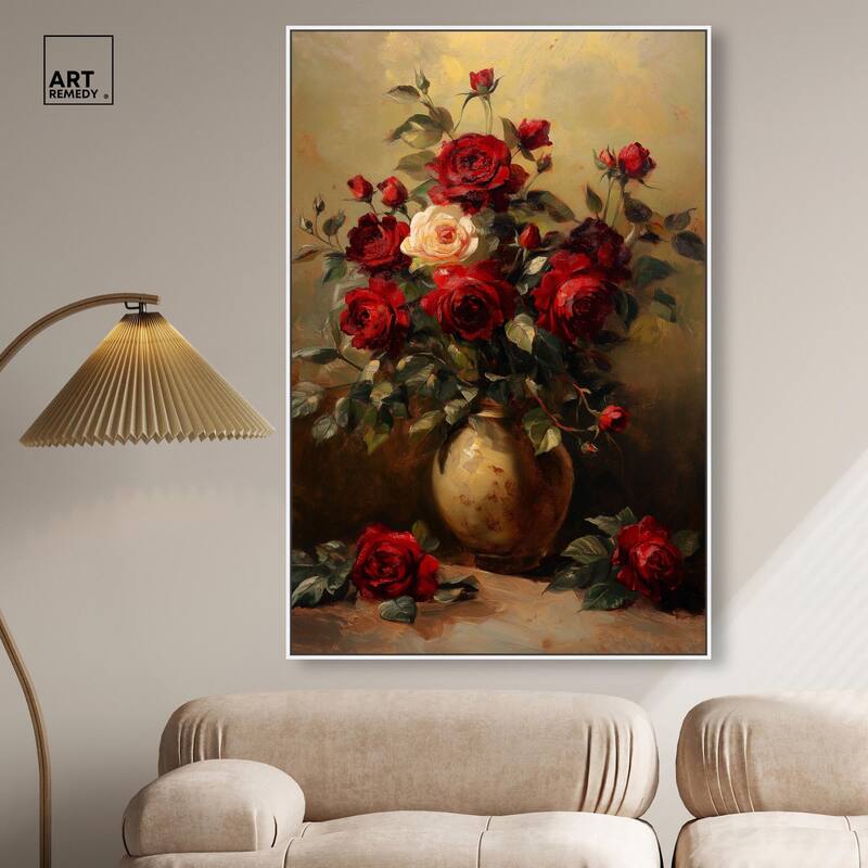 Lavish Lily Lament Canvas by Art Remedy