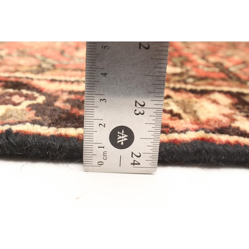 ECARPETGALLERY Hand-knotted Andelz Red Wool Rug - 3'3 x 10'0