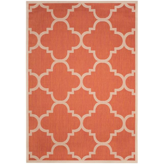 SAFAVIEH Courtyard Maryanne Indoor/ Outdoor Waterproof Patio Backyard Rug