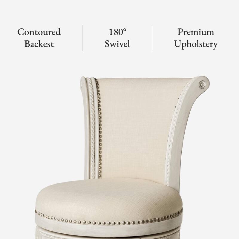 Maven Lane 26" Pullman Swivel Counter Height Kitchen Stool