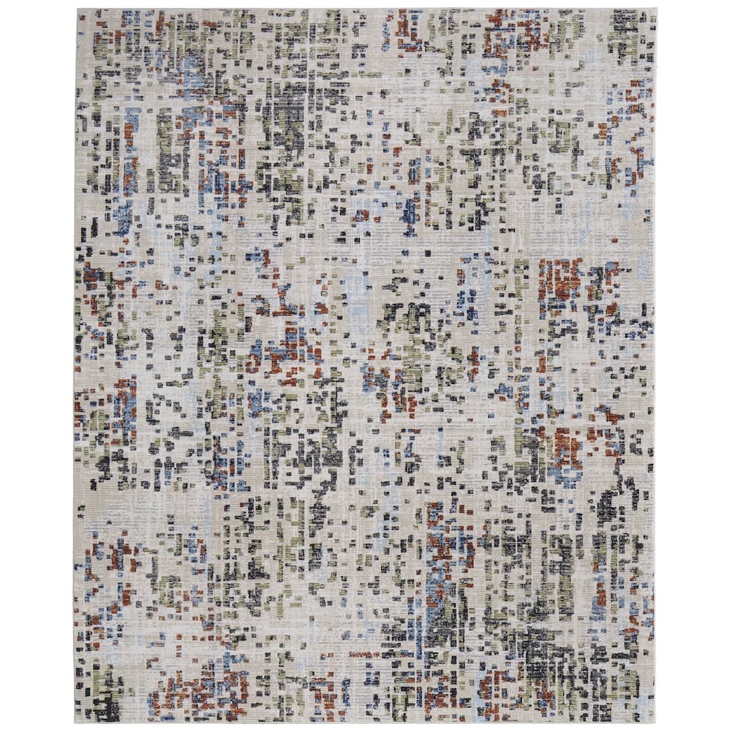 Grand Bazaar Maxin Machine Made Abstract Modern Area Rug