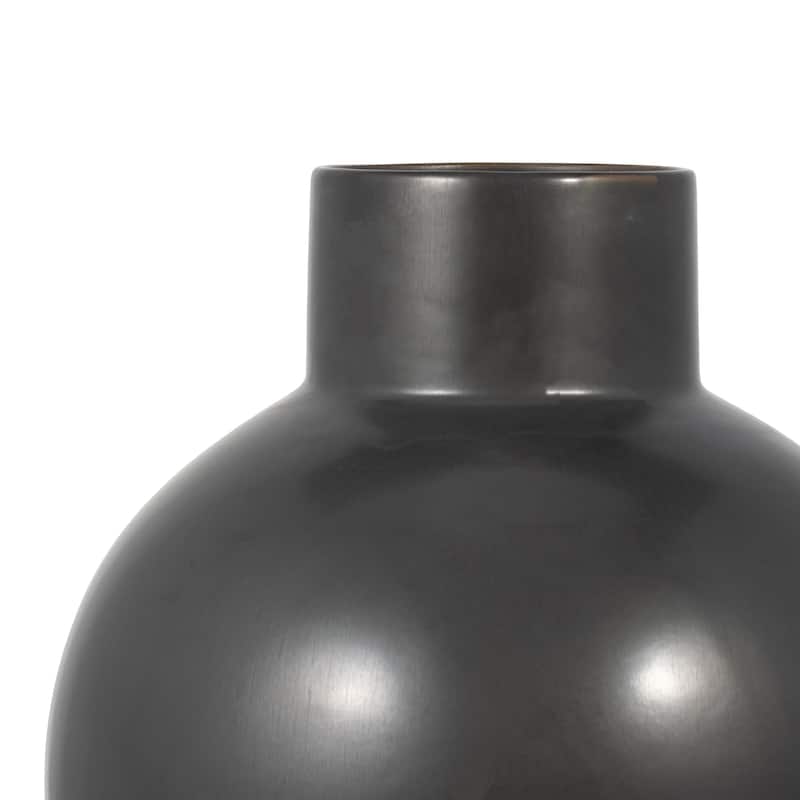 Sagebrook Home Neutral Round Modern Ceramic Bubble Vase