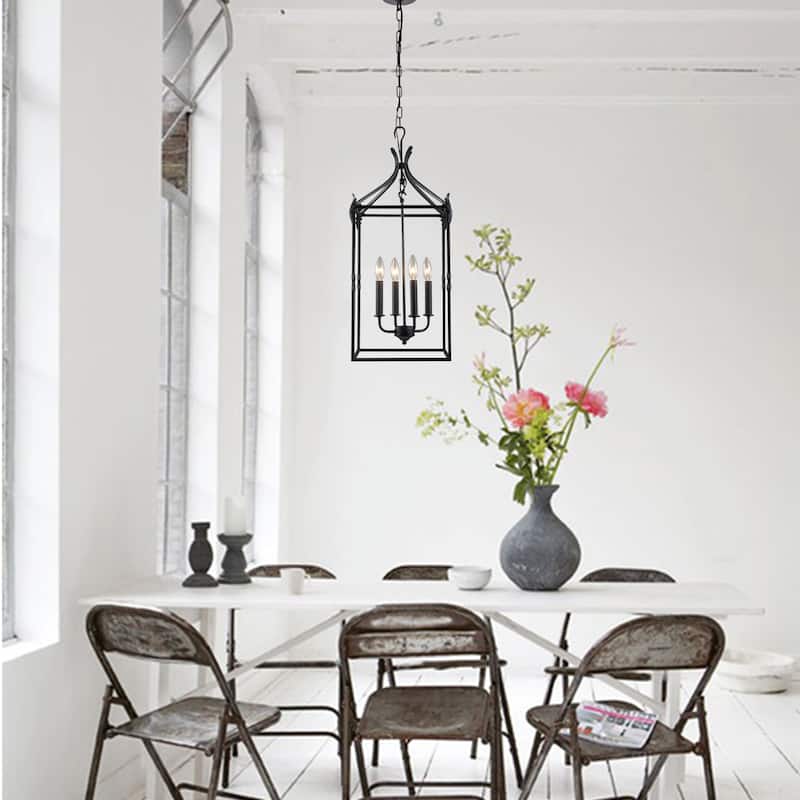 Eden 4-Light Lantern Geometric Pendant