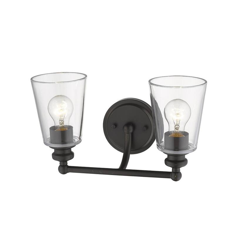 Modern Clear Glass Shade Wall Sconce with Swing Arm for Home Lighting