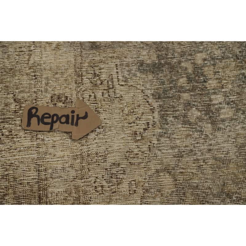Hand Knotted Oriental 100% Wool Carpet Traditional Floral Greys & Charcoal Bakhtiari Area Rug - 11' 10'' X 8' 8''