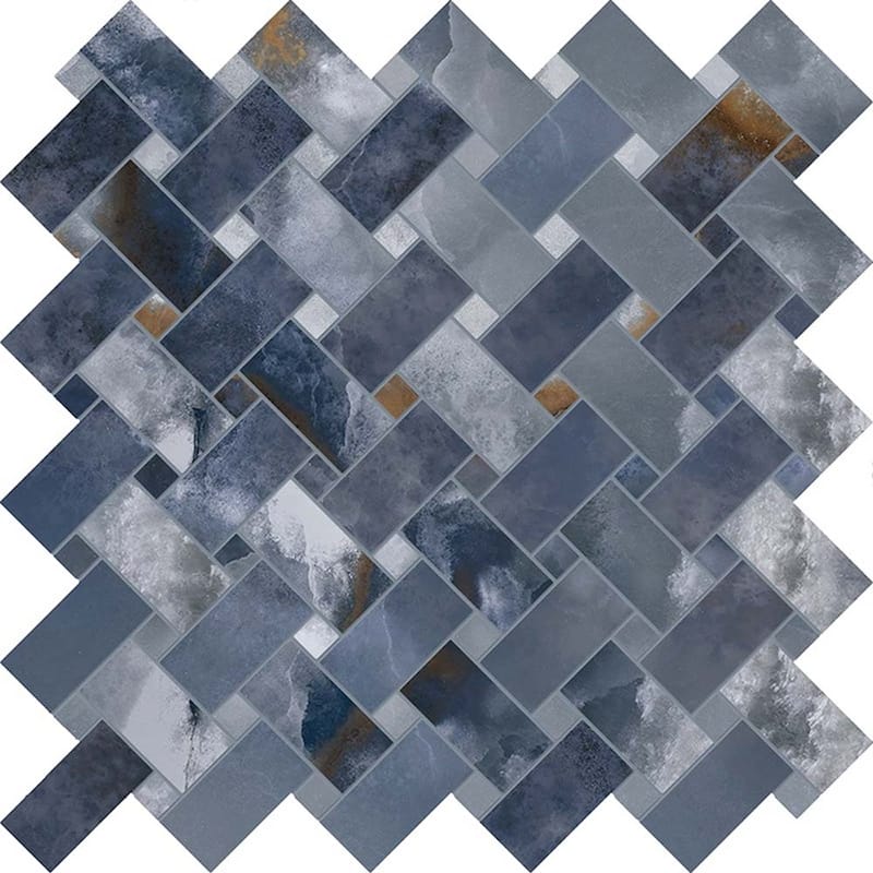 Apollo tile 12" x 12" Splendor Matte Blue Porcelain Tile (4.84 sq ft/case) - 5 Pack