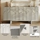 preview thumbnail 3 of 16, Clihome Modern Wood Storage Buffet Sideboard with 4 Doors